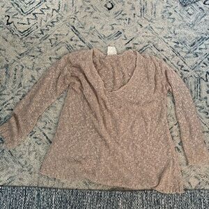 Knit tan sweater